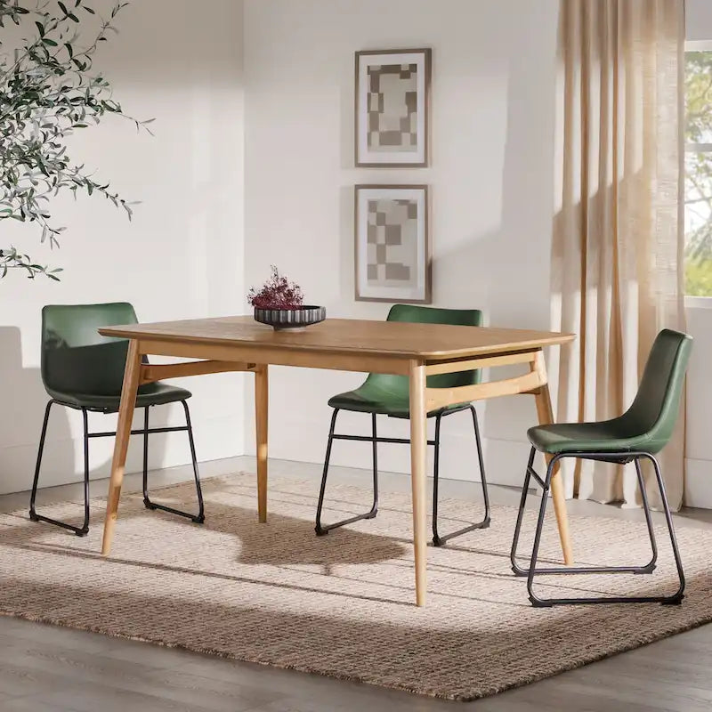 Mid-Century Modern 59 Wood Dining Table