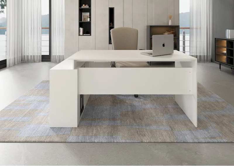 Kerrogee Computer Desk L-Shaped Corner Desk Workstation Reversible