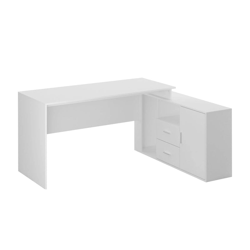 Bureau d'angle en L réversible pour ordinateur