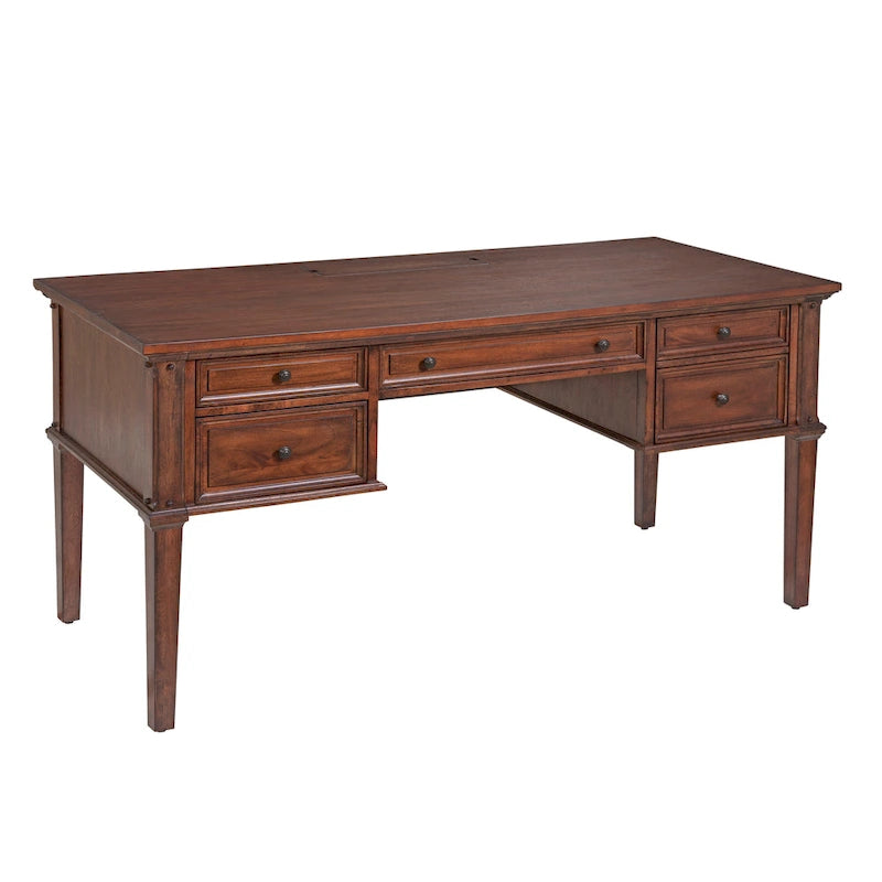 Bureau de rangement vintage de 60 pouces
