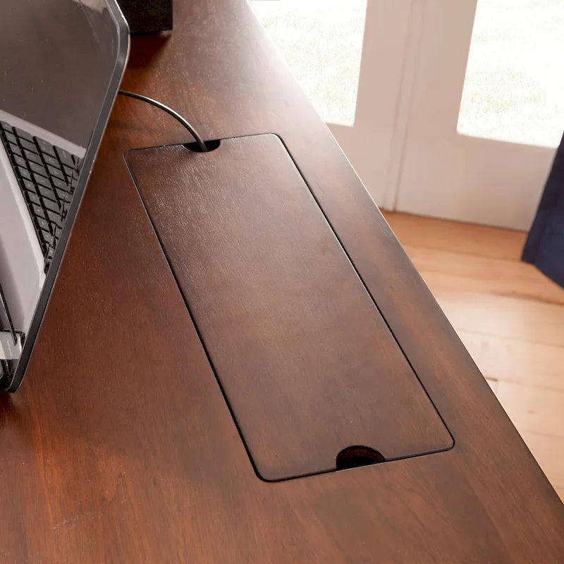 Bureau de rangement vintage de 60 pouces