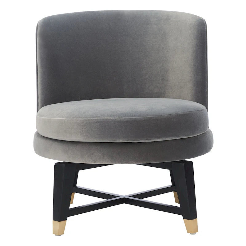Fauteuil d'appoint pivotant Couture - 24 L x 26,8 P x 26 H - 24Lx27Px26H