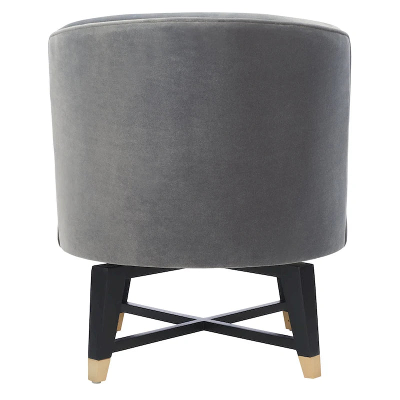 Fauteuil d'appoint pivotant Couture - 24 L x 26,8 P x 26 H - 24Lx27Px26H