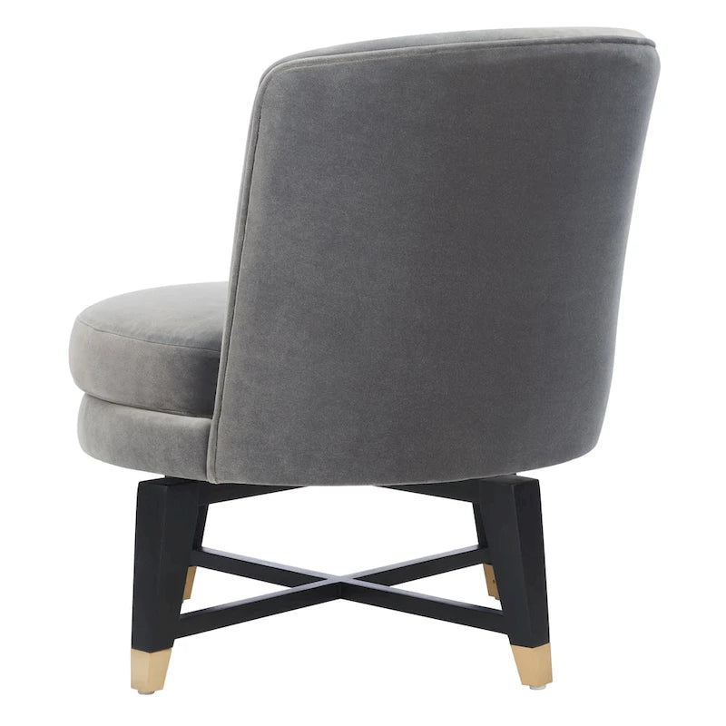 Fauteuil d'appoint pivotant Couture - 24 L x 26,8 P x 26 H - 24Lx27Px26H